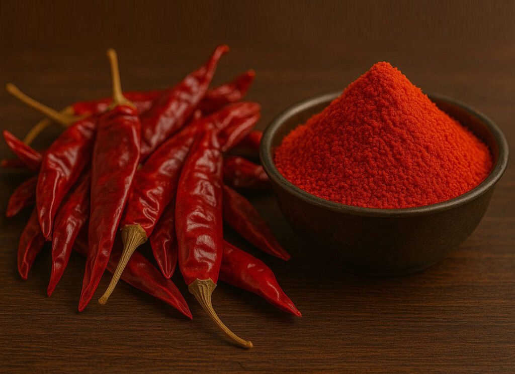 Kashmiri Chillies & Kashmiri Chilli Powder